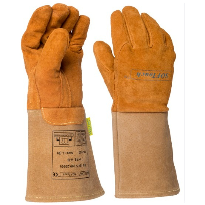 ROKAVICE TIG SOFTOUCH RJAVE slika