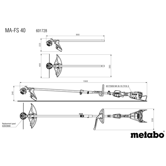 PRIKLJUČEK METABO MA-FS 40 slika