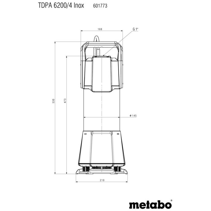 POTOPNA ČRPALKA METABO TDPA 6200/4 INOX slika