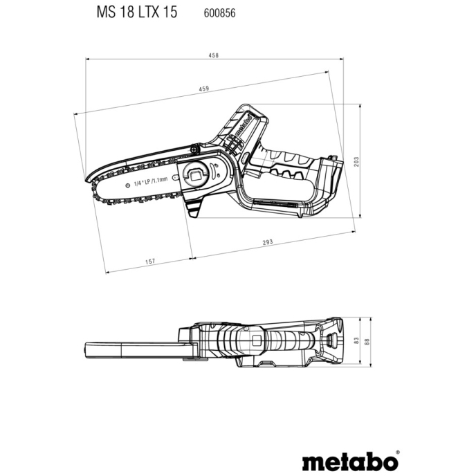 BATERIJSKA ŽAGA MS 18 LTX 15 slika